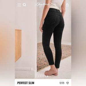 Sezane perfect slim jeans